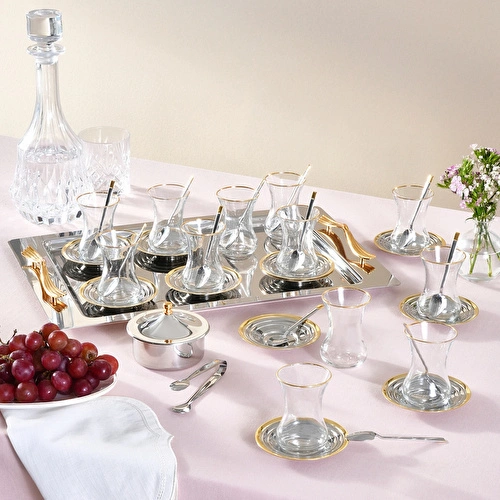 Karaca Alba Gold 40 Parça Çay Seti