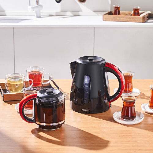 Karaca Enerji Tasarruflu Kettle Çay Makinesi 1501 Redgold
