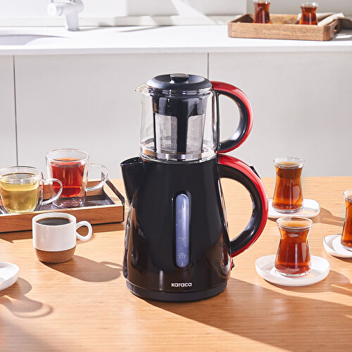 Karaca Enerji Tasarruflu Kettle Çay Makinesi 1501 Redgold