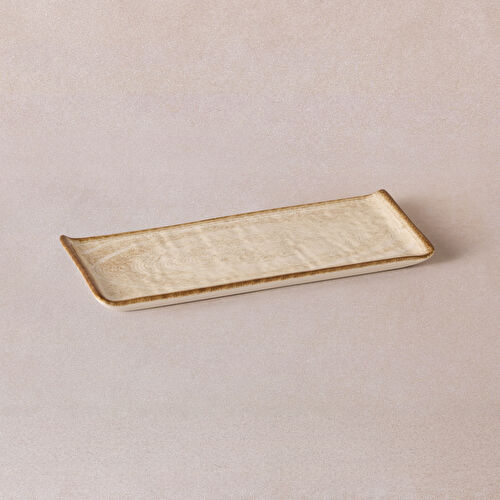 Karaca Ephesus Kayık Tabak 24 Cm Bej