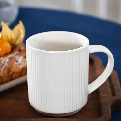 Karaca Arden Kupa 280 Ml Beyaz Karaca Arden Kupa 280 Ml Beyaz