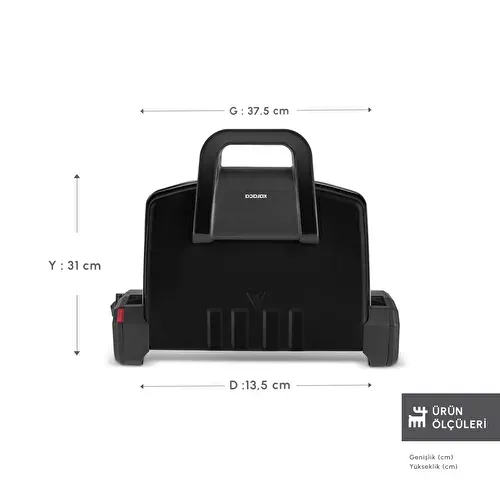 Karaca Future Essential Tost Makinesi Matte Black 1800 W 4 Dilim Kapasiteli