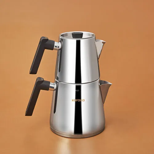 Karaca Ada İndüksiyon Tabanlı Çaydanlık Takımı Large