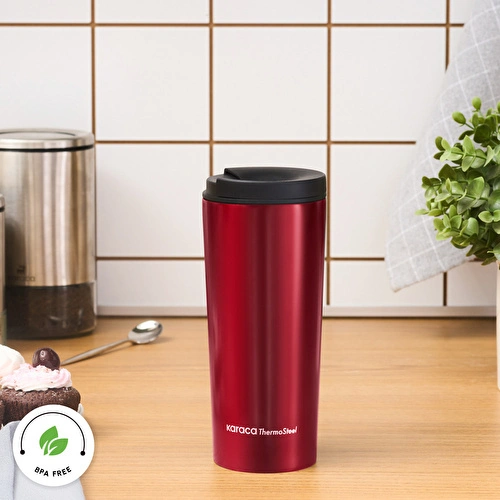 Karaca Sheeny Çelik Sızdırmaz Termos Kırmızı 450 ml