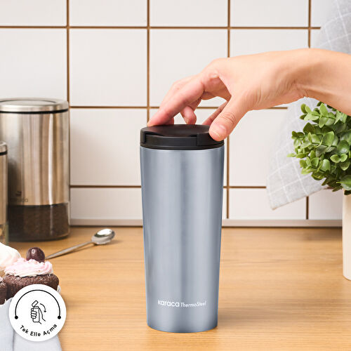 Karaca Sheeny Çelik Sızdırmaz Termos 450 ml Karaca Sheeny Çelik Sızdırmaz Termos 450 ml