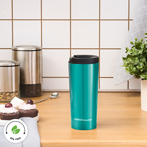 Karaca Sheeny Çelik Sızdırmaz Termos Yeşil 450 ml Karaca Sheeny Çelik Sızdırmaz Termos Yeşil 450 ml
