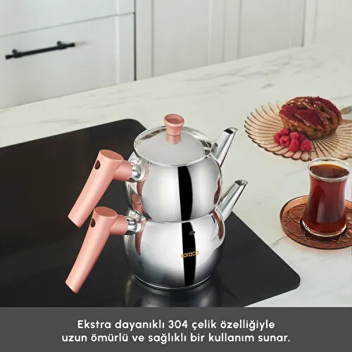 Karaca Frezya Mini Çaydanlık Takımı Rose