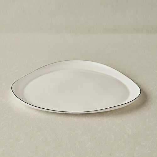 Karaca Agata Opal Cam Servis Tabağı 25 Cm