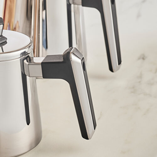 Karaca Powersteel Pro 316+ Space Midi Çelik İndüksiyon Tabanlı Çaydanlık Takımı 