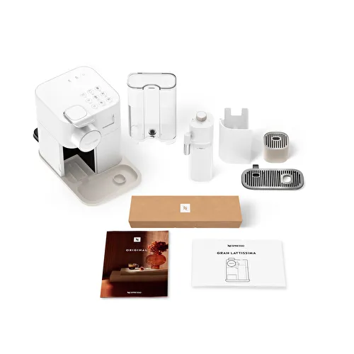 Nespresso F541 Gran Latissima Süt Çözümlü Kahve Makinesi Beyaz Nespresso F541 Gran Latissima Süt Çözümlü Kahve Makinesi Beyaz
