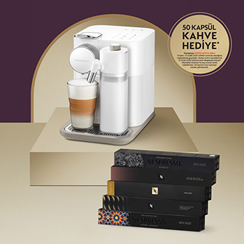 Nespresso F541 Gran Latissima Süt Çözümlü Kahve Makinesi Beyaz