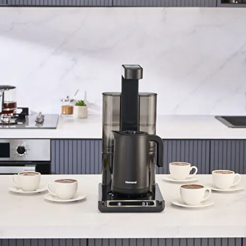 Homend Smart Royaltea Plus 1781H 2 in 1 Wifi Otomatik Çay ve Türk Kahve Makinesi Inox 