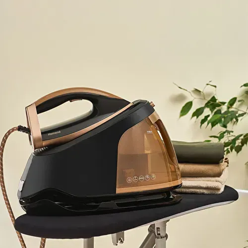 Homend Jetsteam 1175H Buhar Kazanlı Ütü Siyah Gold