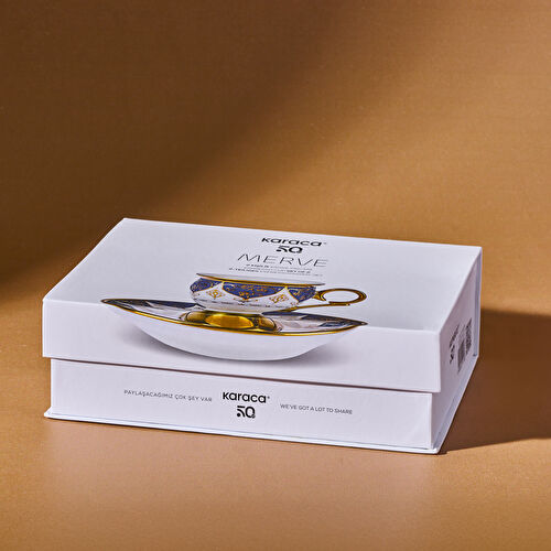 Karaca Merve 2 Kişilik Kahve Fincanı 100 Ml 