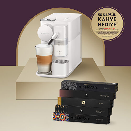 Nespresso F121 Latissima One Süt Çözümlü Kahve Makinesi Beyaz