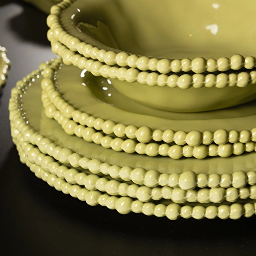 Baci Milano Joke Table Kitchen Melamin Yemek Tabağı 28 cm Yeşil Baci Milano Joke Table Kitchen Melamin Yemek Tabağı 28 cm Yeşil