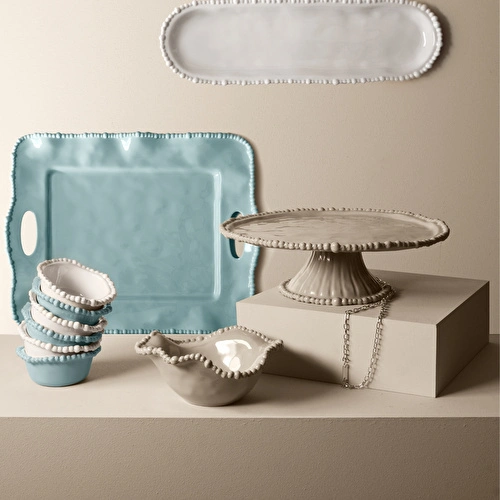 Baci Milano Joke Table Kitchen Melamin Kek Standı Beyaz