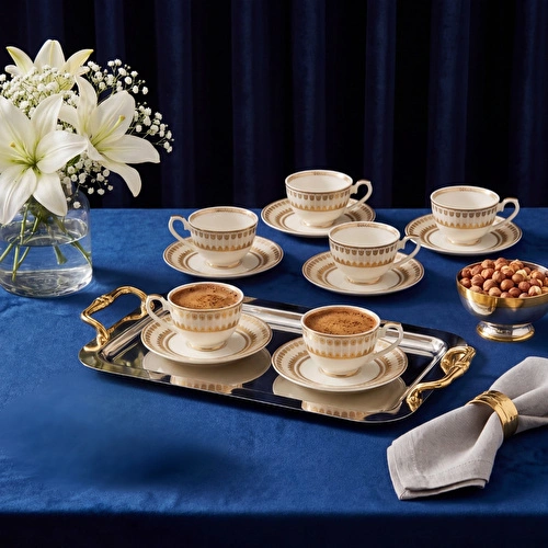 Weimar Joanna Of Bavarıa 6 Kişilik 12 Parça Kahve Fincan Takımı