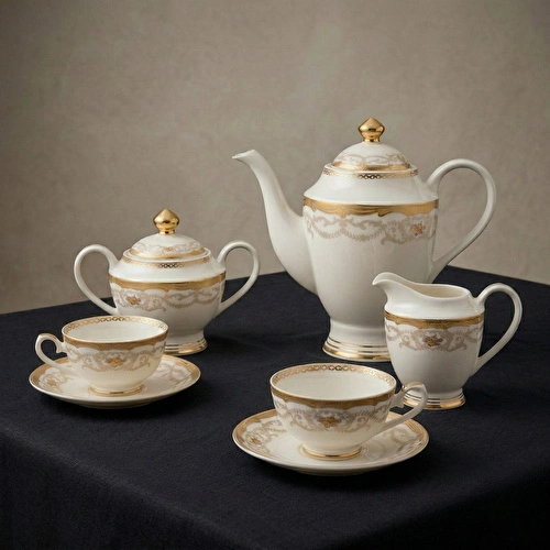 Weimar Eleonore Of Neuburg 15 Parça Çay Seti