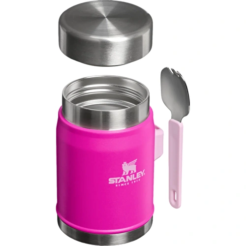 Stanley Classic Legendary Kaşıklı Yemek Termosu 400 ml Violet Blossom