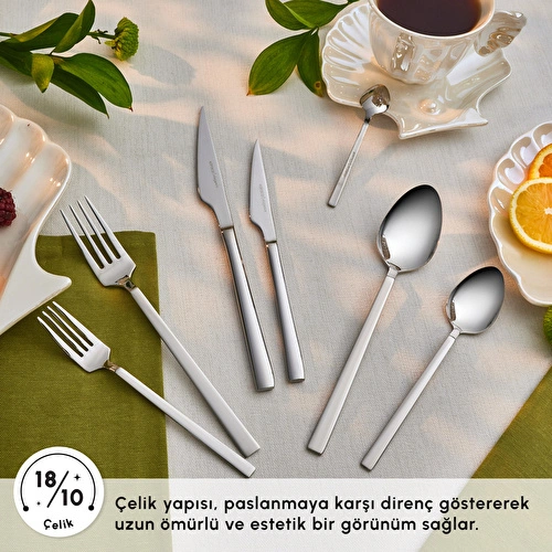Karaca New Davina 84 Parça 12 Kişilik Çatal Kaşık Bıçak Takımı