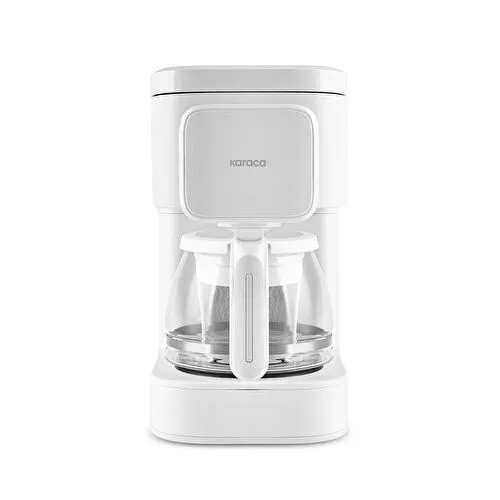 Karaca Just Coffee Aroma 2 In 1 Filtre Kahve ve Çay Demleme Makinesi Matte White