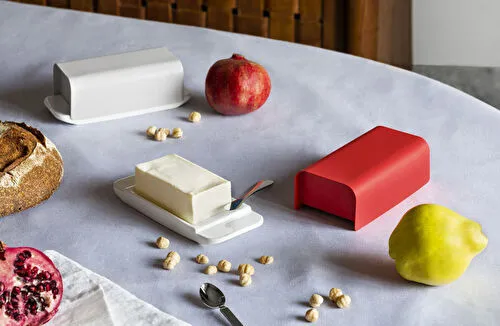 ALESSI MATTINA TEREYAĞ TABAĞI 21X10X7 CM UK