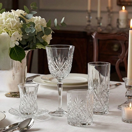 RCR Melodia Yüksek Kalite Cam 6'lı Su Bardağı Seti 340 ml RCR Melodia Yüksek Kalite Cam 6'lı Su Bardağı Seti 340 ml