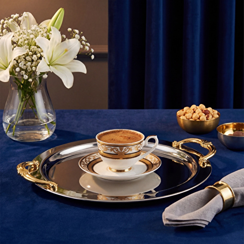 Weimar Carla Of Bavaria 6 Kişilik 12 Parça Kahve Seti Siyah