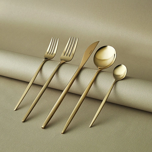 Karaca Orion Gold 6 Kişilik 30 Parça Çatal Kaşık Bıçak Takımı