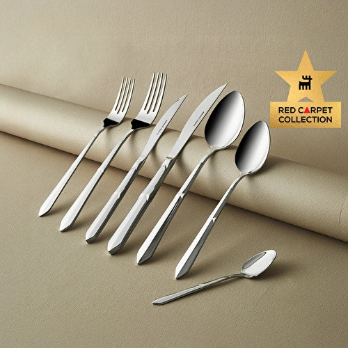 Karaca Red Carpet Collection Elegance New Diamond Platin 12 Kişilik 84 Parça Çatal Kaşık Bıçak Takımı
