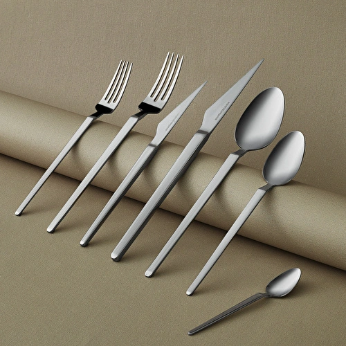 Karaca Elegance Glacial Platin 12 Kişilik 84 Parça Çatal Kaşık Bıçak Takımı