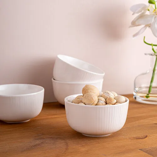 Emsan Bade 4'lü Porselen Kase 10 cm Emsan Bade 4'lü Porselen Kase 10 cm