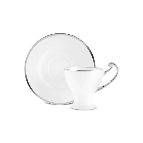 Karaca Serpil 6 Kişilik Kahve Fincan Takımı Platin 100 ml