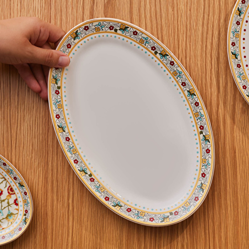 Karaca Nevra Kayık Tabak 35 Cm