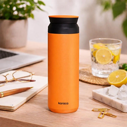 Karaca Rainbow Çelik Sızdırmaz Termos Turuncu 500 ml