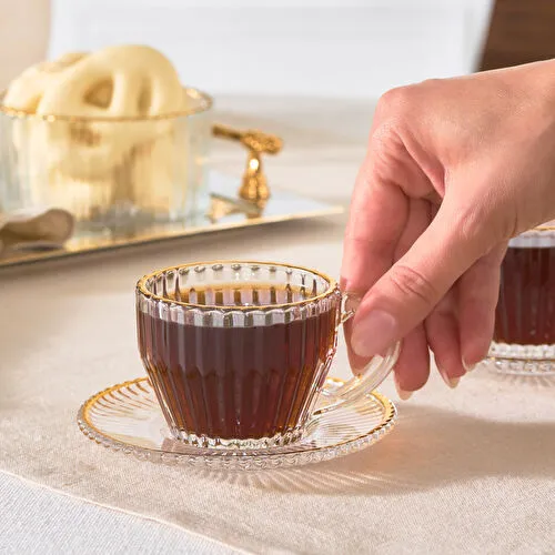 Karaca Duru 2 Kişilik Kahve Fincan Takımı 110 ml Karaca Duru 2 Kişilik Kahve Fincan Takımı 110 ml
