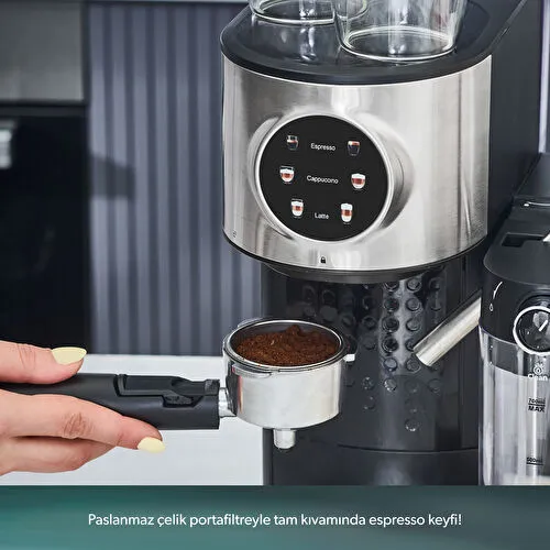 Homend Coffeebreak 5015H Süt Köpürtücülü Otomatik Espresso Makinesi 700 ml 1470W