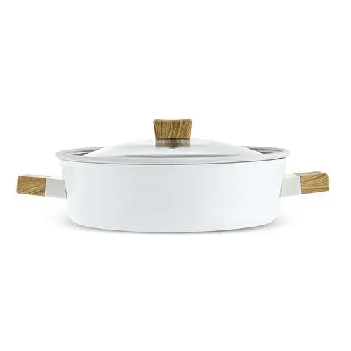 Karaca x Refika Swiss Crystal Creamy Wood Karnıyarık Tencere 30 cm