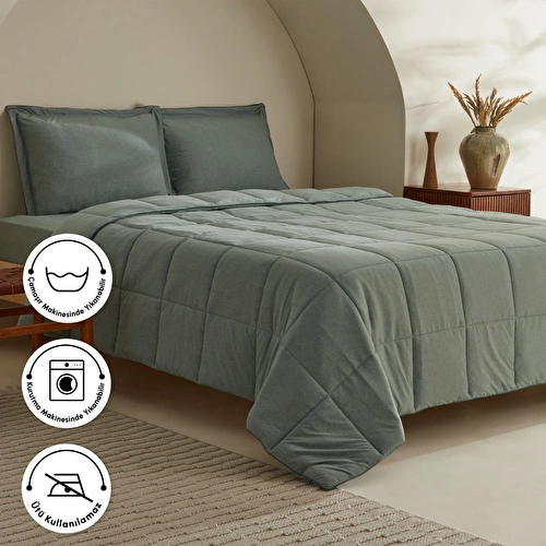 Karaca Home Benji Çift Kişilik Modal Comfort Set Yeşil