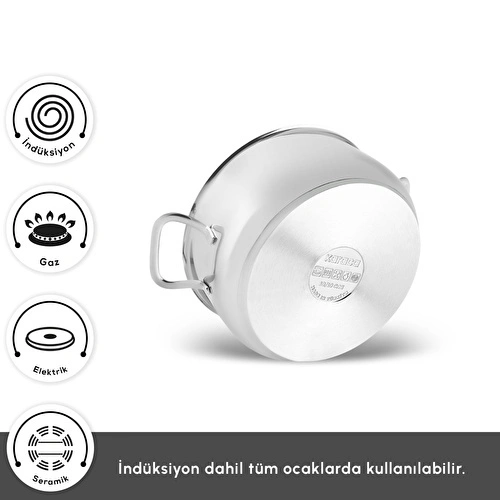 Karaca Arena 8 Parça Çelik Tencere Seti