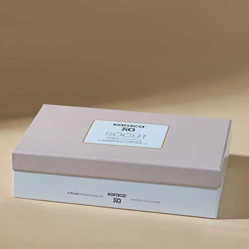 Karaca Söğüt 6 Kişilik Kahve Fincan Takımı 90 ml Karaca Söğüt 6 Kişilik Kahve Fincan Takımı 90 ml