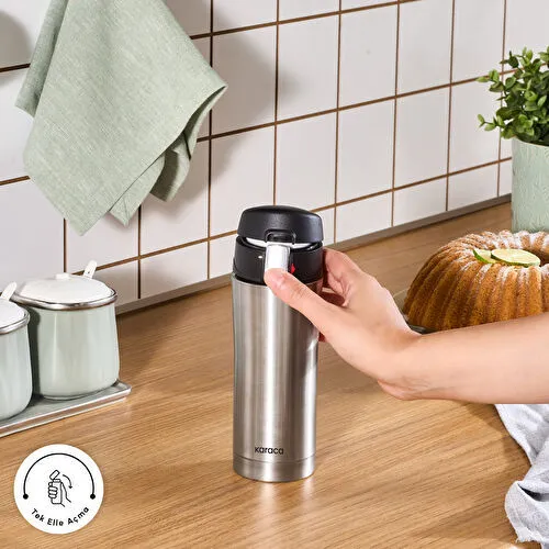 Karaca Pluton Çelik Sızdırmaz Termos Inox 350 ml