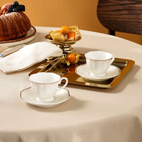 Karaca Margaret 2 Kişilik Kahve Fincan Takımı 80 ml