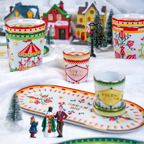 Baci Milano Mamma Mia Oval Tepsi Kırmızı