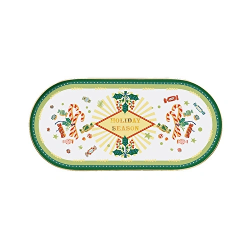 Baci Milano Mamma Mia Oval Tabak Yeşil