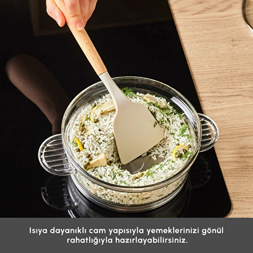 Karaca York Borosilikat Cam Tencere 18 cm