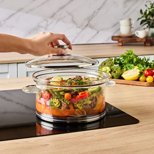 Karaca York Borosilikat Cam Tencere 20 cm