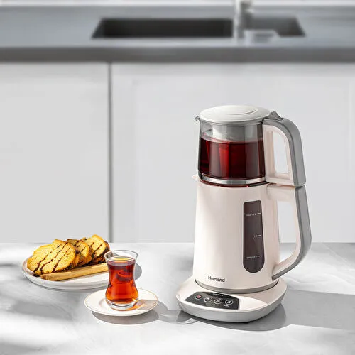 Homend Royaltea 1757H Konuşan Çay Makinesi Beyaz