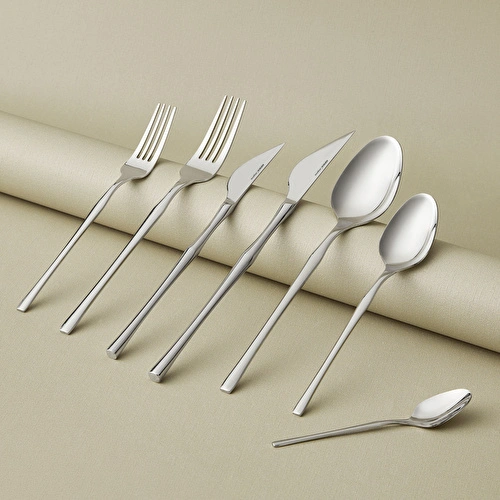 Karaca Elegance Cane Platin 12 Kişilik 84 Parça Çatal Kaşık Bıçak Takımı